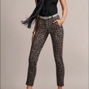 CAbi Jungle Print Leopard Trousers